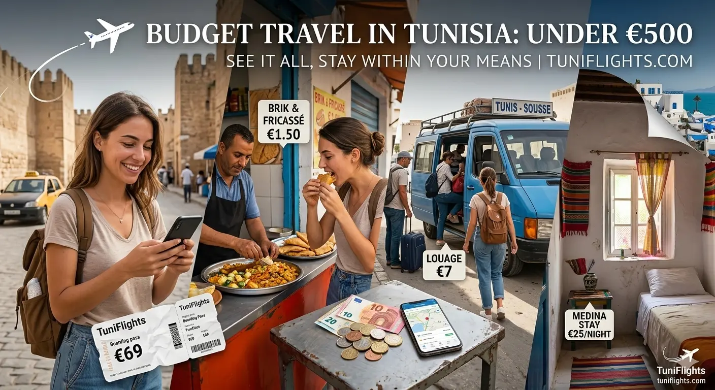 Tunesien günstig bereisen: Alles sehen für unter 500€