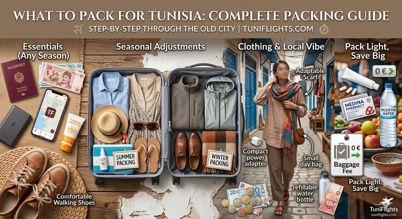 Packliste für Tunesien: Der komplette Guide